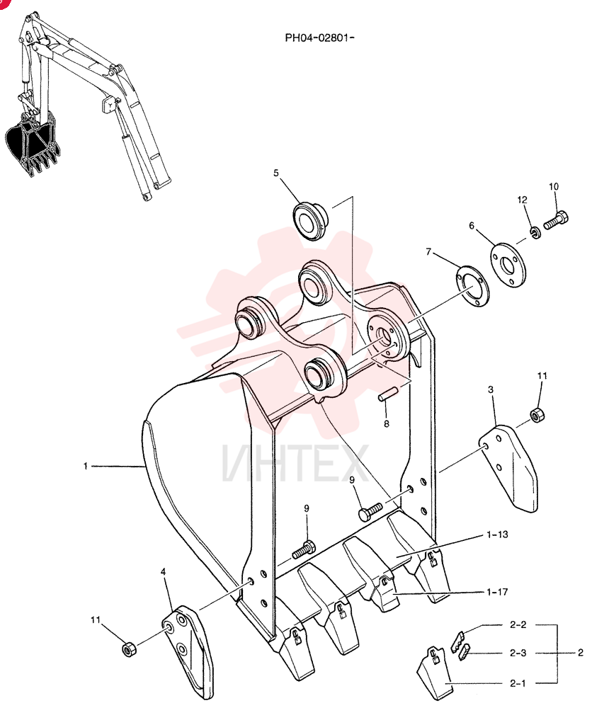 BUCKET PH61B00072F1