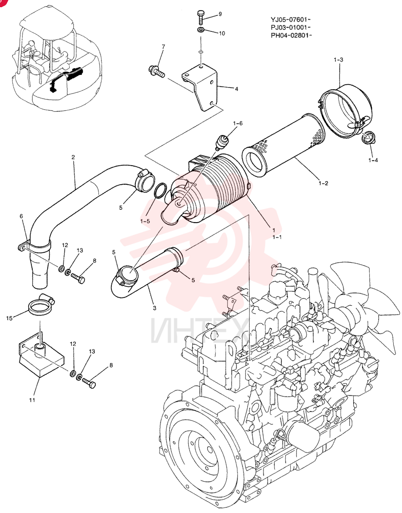 CLEANER ASSY,AIR PY11P00006F1
