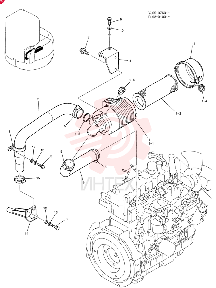 CLEANER ASSY, AIR PY11P00006F2