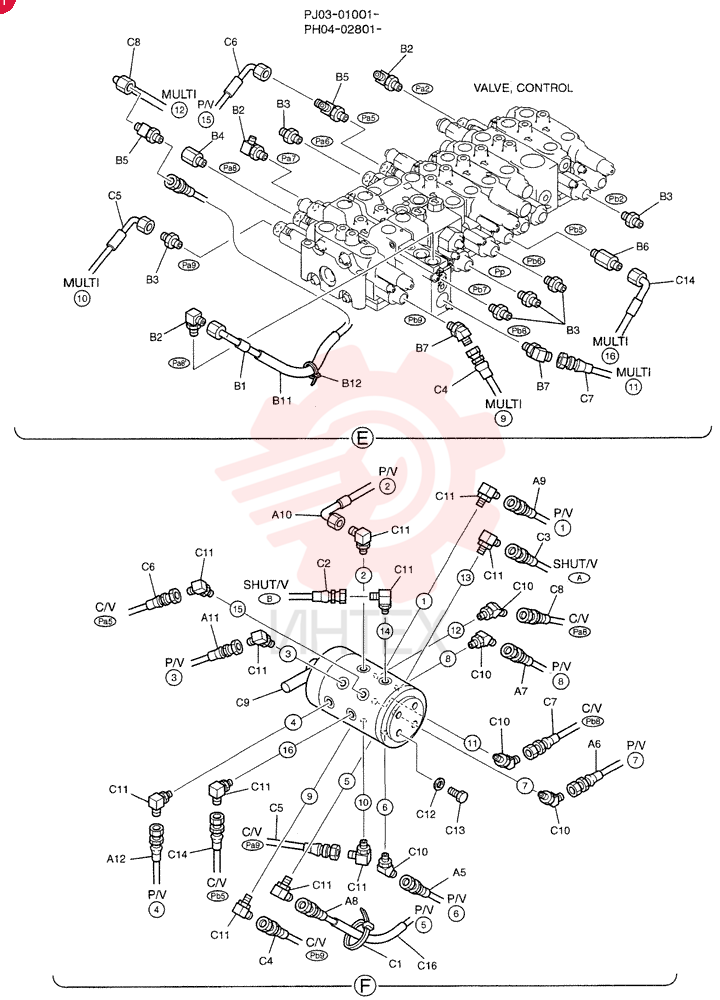 CONTROL LINES, REMOTE PH68H00005F1 (3)