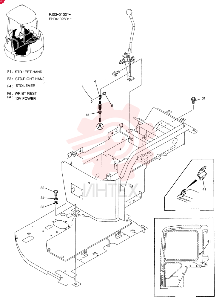 CONTROLS,OPERATORS CONTROLS,OPERATORS PM03M00035F1