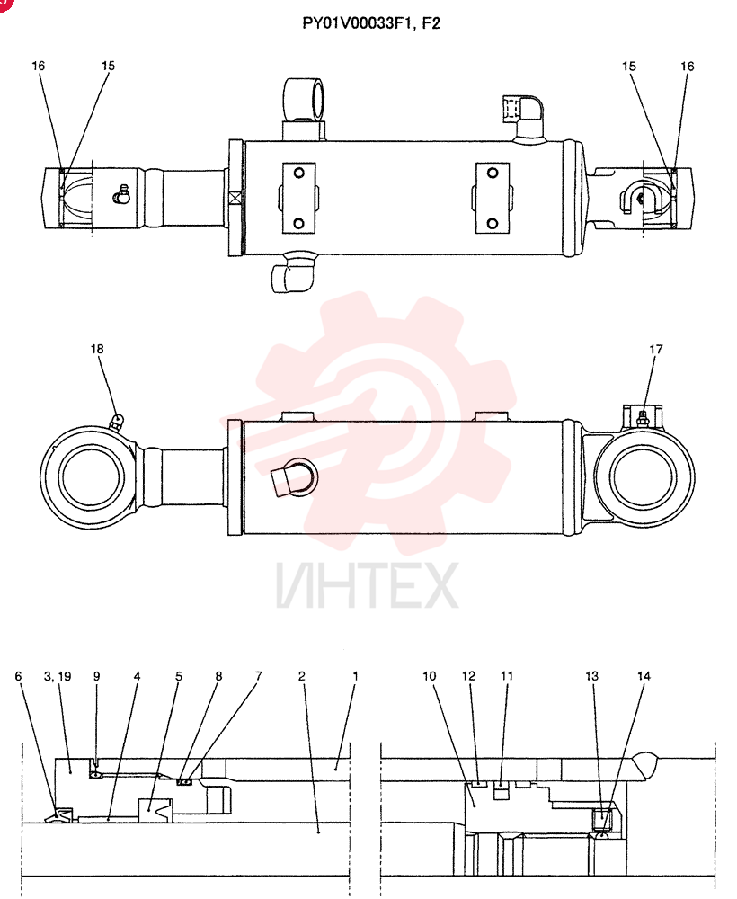 CYLINDER ASSY. PY01V00033F1