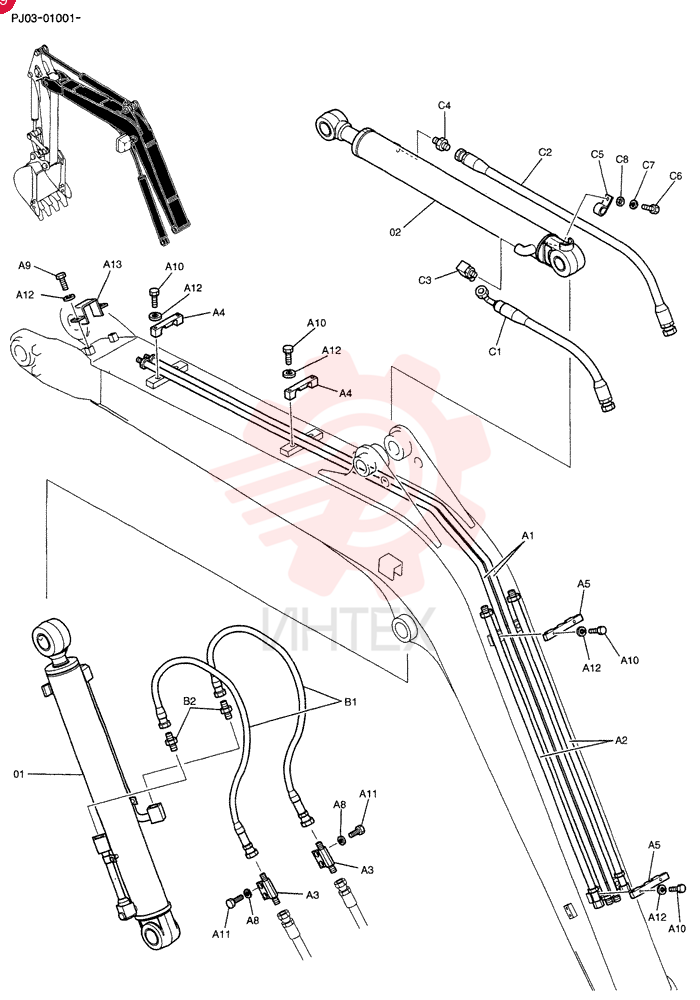 CYLINDER ASSY. PY01V00030F3