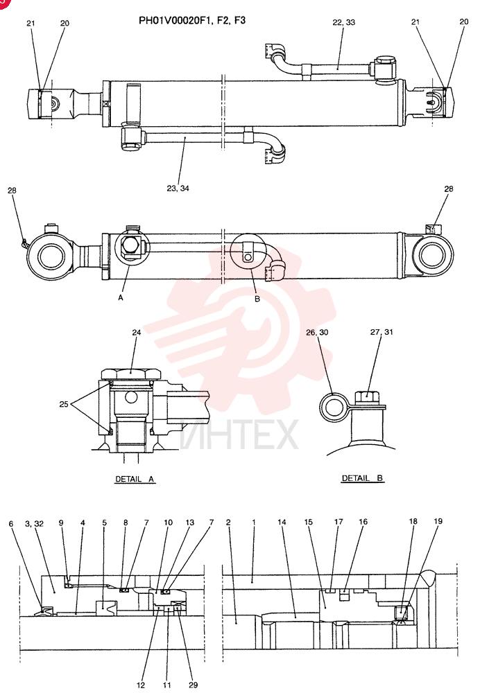 CYLINDER ASSY. PH01V00020F1