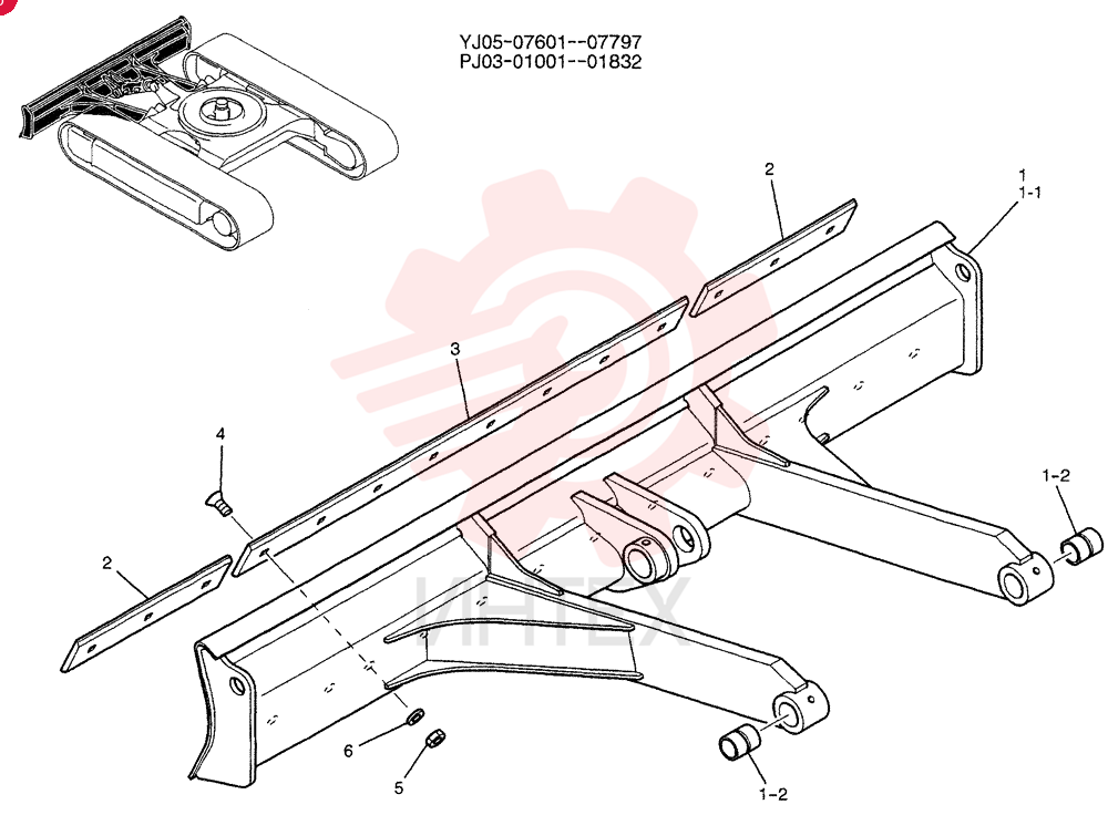 DOZER ASSY PY51B00022F1