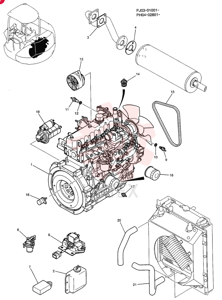 ENGINE PH02P00003F2