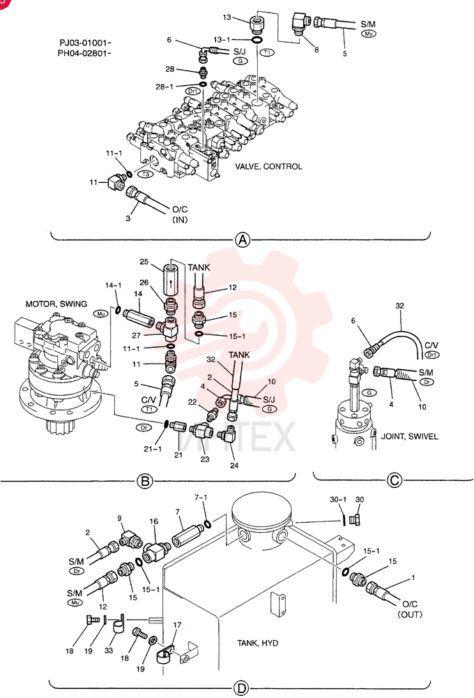 HYD LINES, UPP PH32H00003F1 (2)