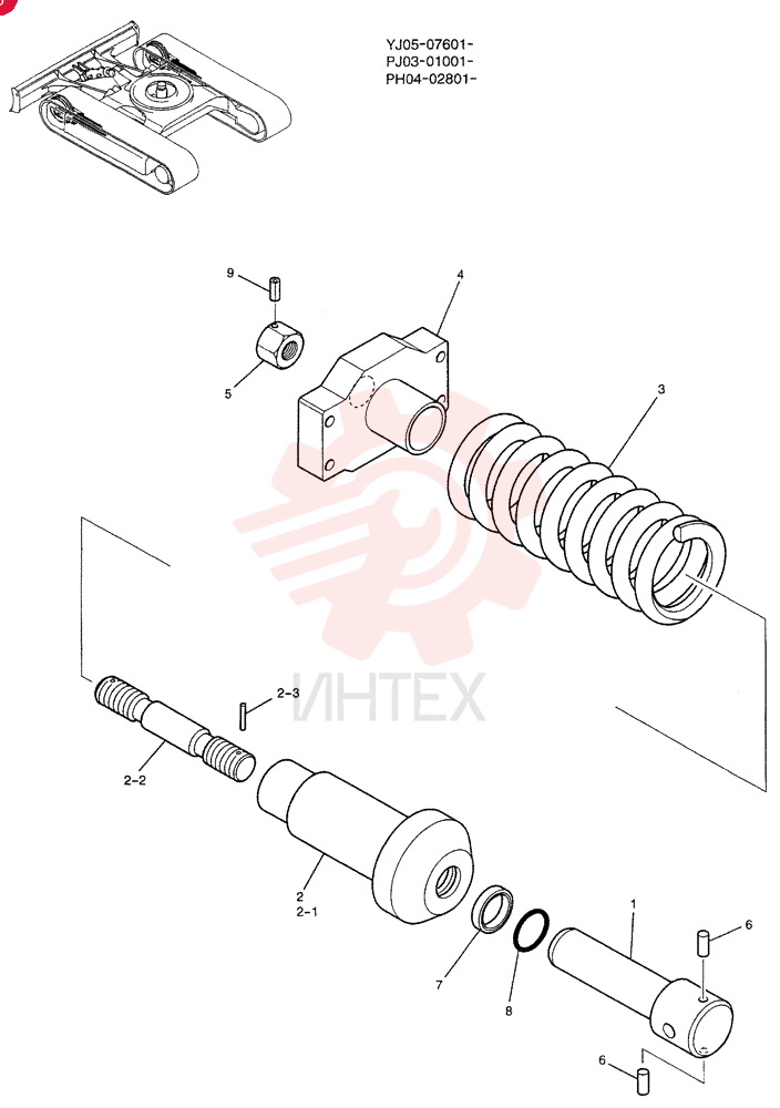 SHOCK ABSORBER PY54D00004F1