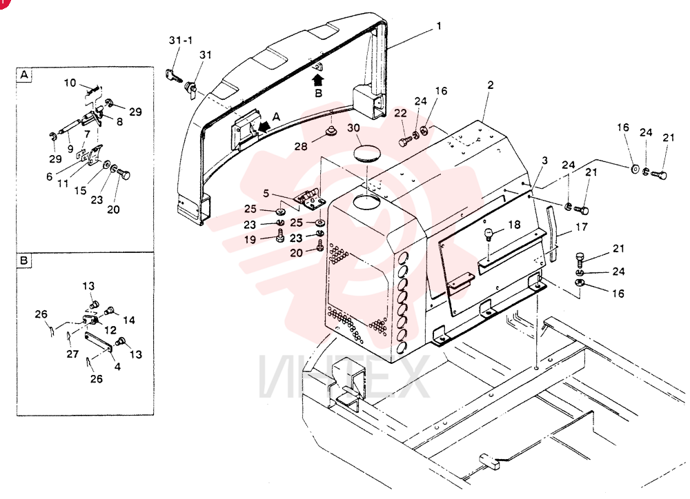 COVER (CANOPY) S04282-04100