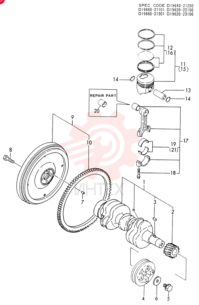 CRANKSHAFT VV71966021701