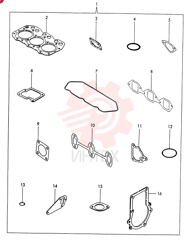 GASKET KIT VV71963292600