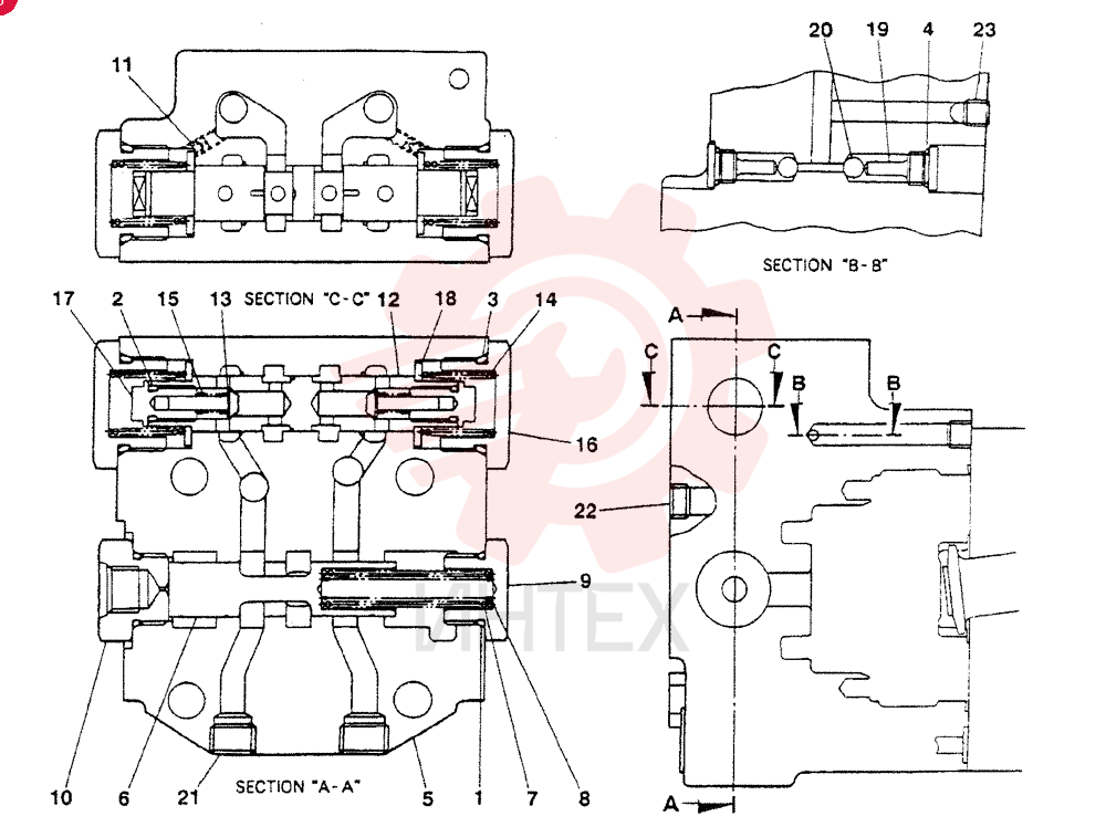 HYDRAULIC MOTOR S19031-12500