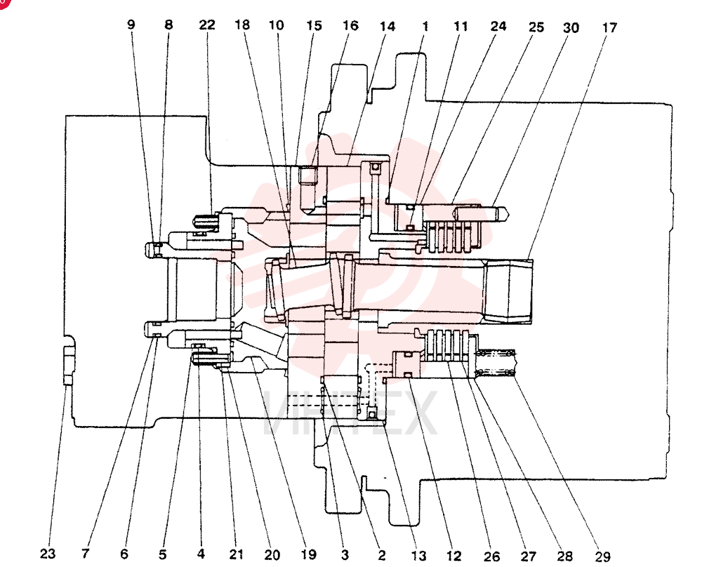 HYDRAULIC MOTOR S19129-02700