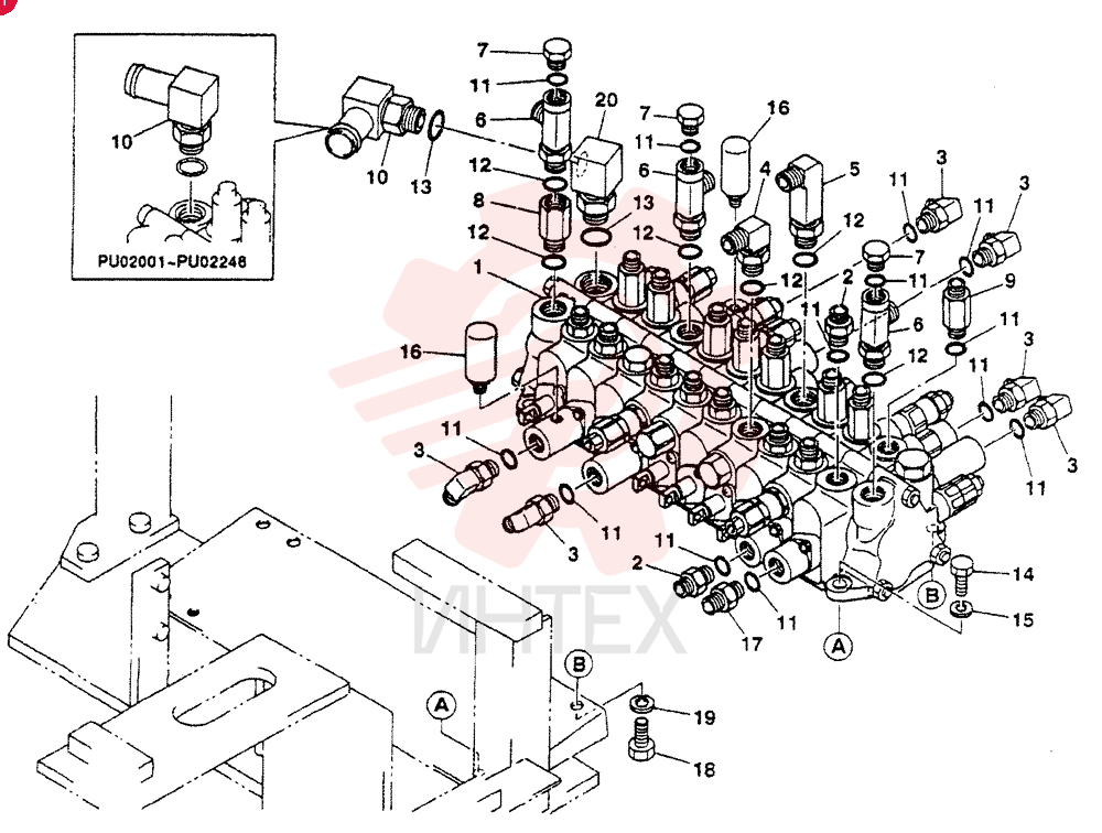 HYDRAULIC VALVE S19010-30000 (2)