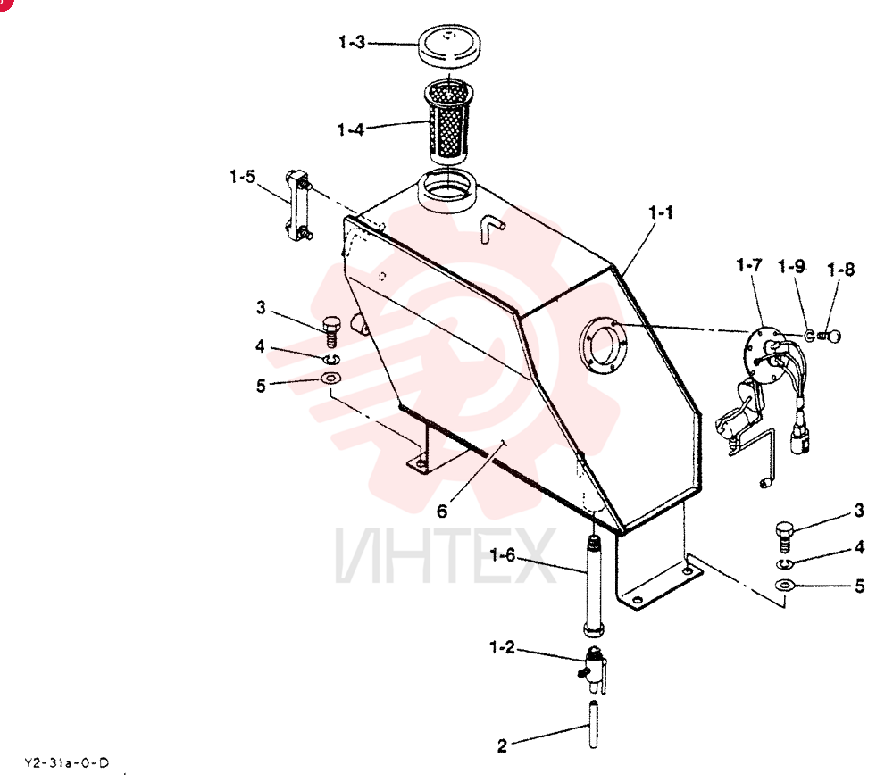TANK ASSY, FUEL, Serial Range: PU02001-PU02030