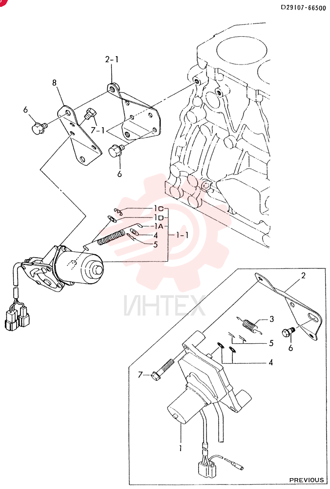 ENGINE STOP DEVICE 3TN84L-RTBA