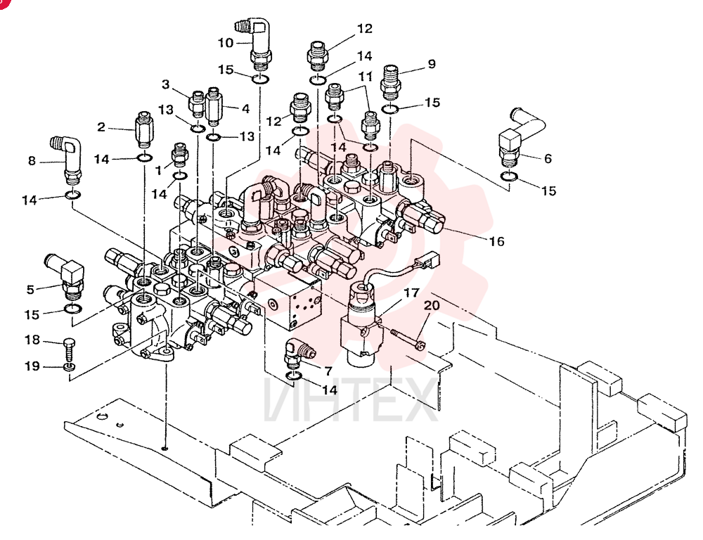 HYD CONNECTOR S15156-00201