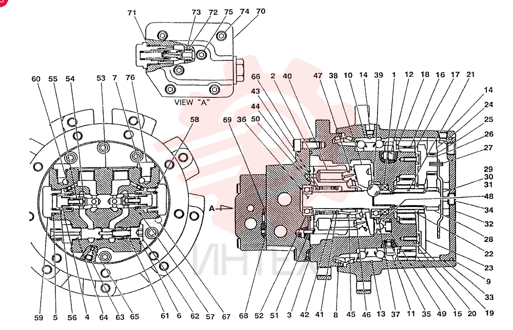HYDRAULIC MOTOR S19031-08400 (2)