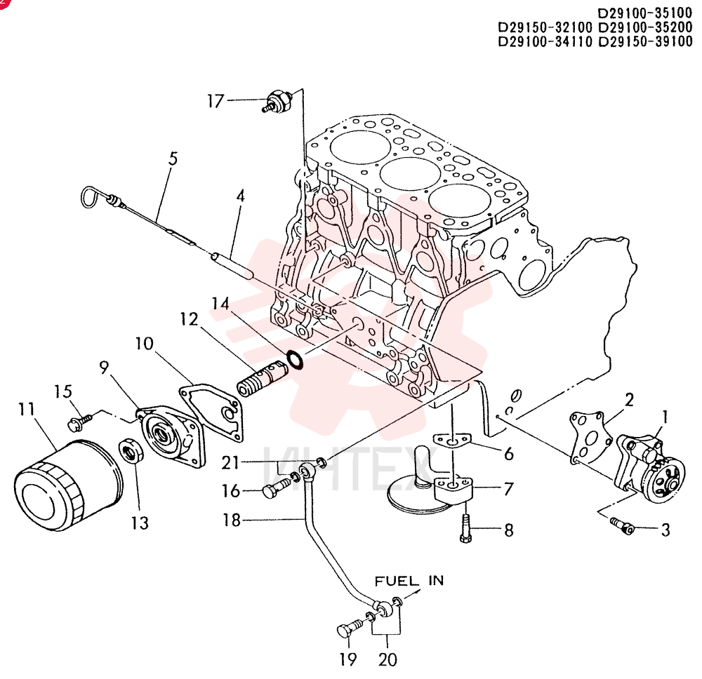 LUB OIL SYSTEM 3TN84L-RTBA
