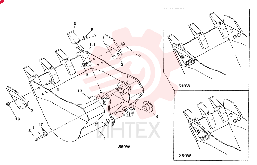 Схема (SK024) - COMPACT EXCAVATOR ASN PV02600 (1/89-12/03)