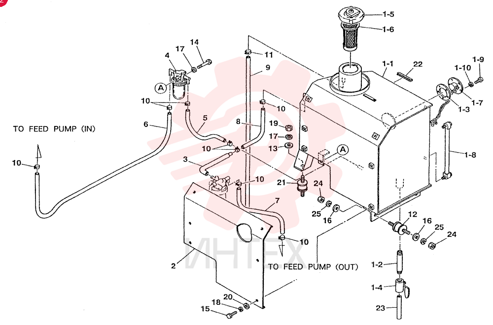 TANK ASSY, fuel S04381-00020