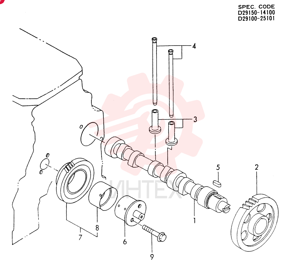 CAMSHAFT VV12915014011