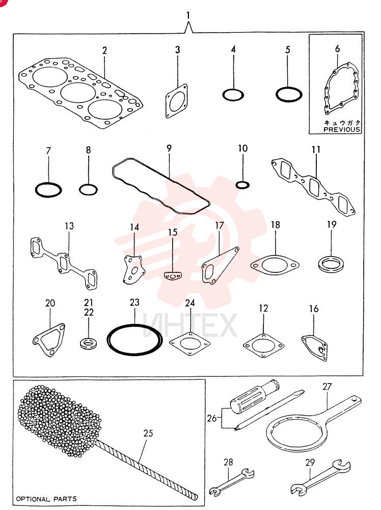 GASKET KIT VV72913192600