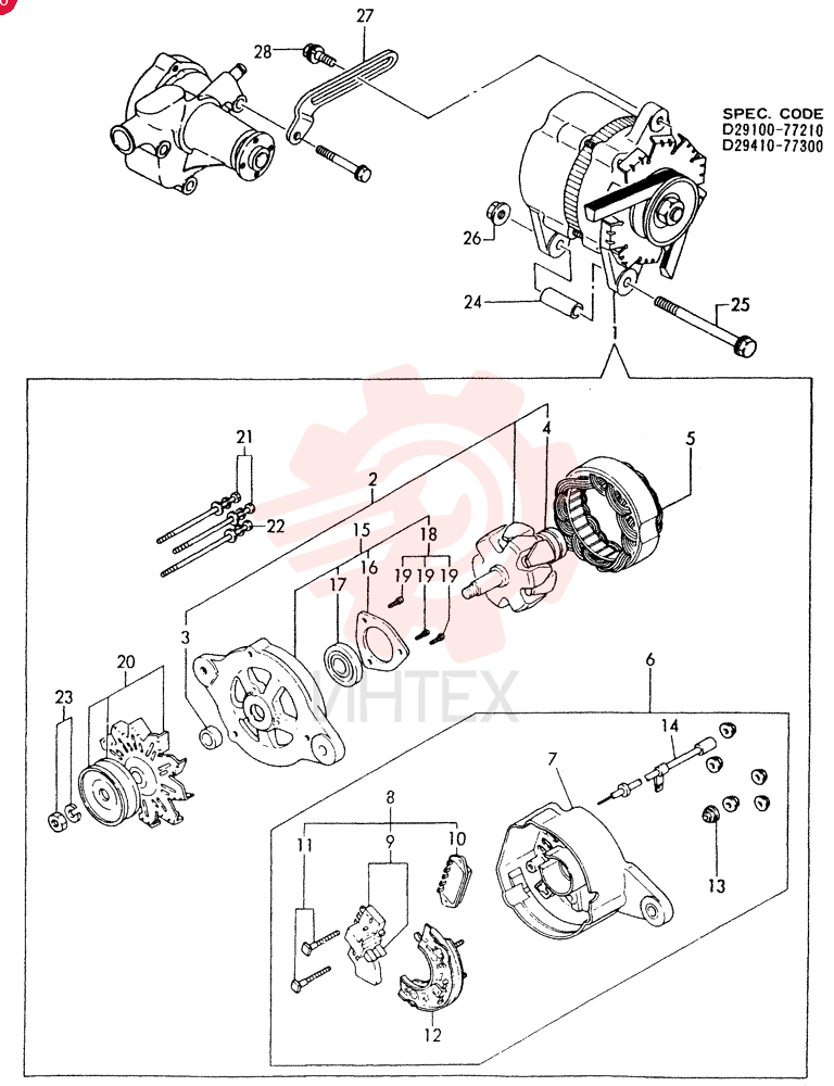 GENERATOR VV12408077201