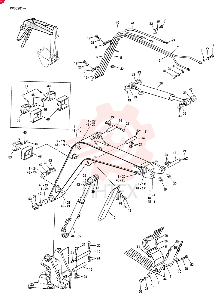 BOOM ASSY, MAIN (FOR CANOPY)
