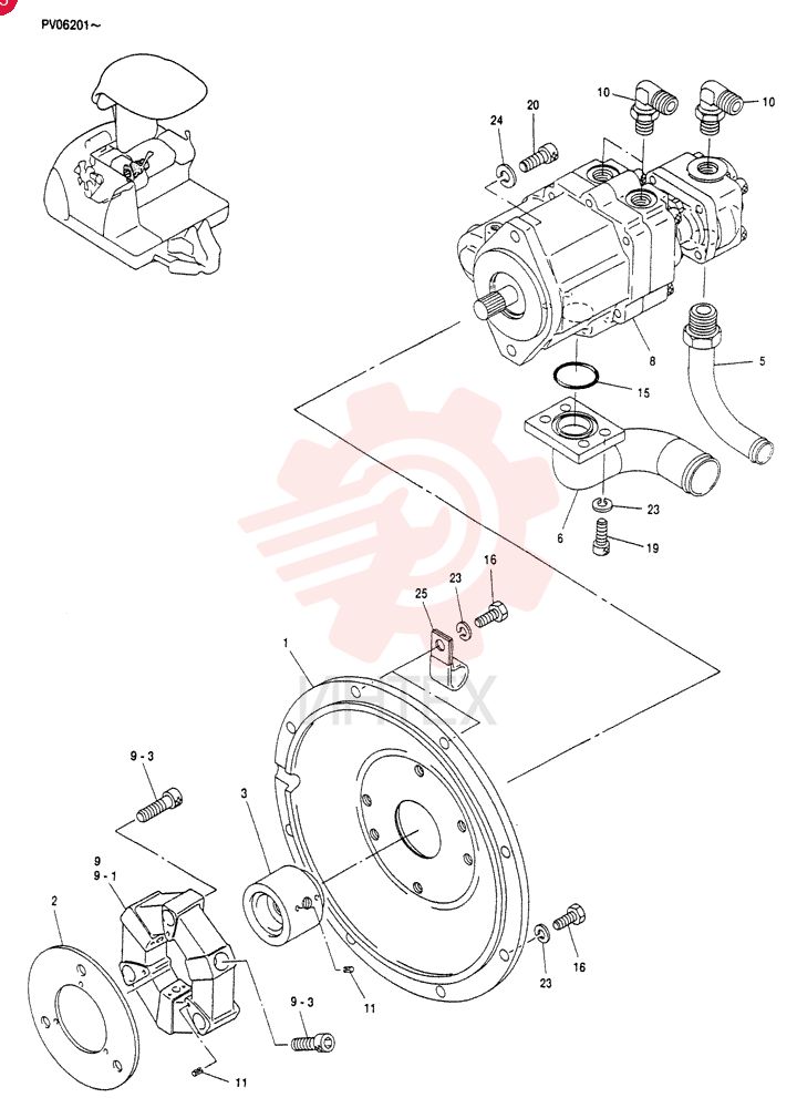 DRIVE ASSY, PUMP