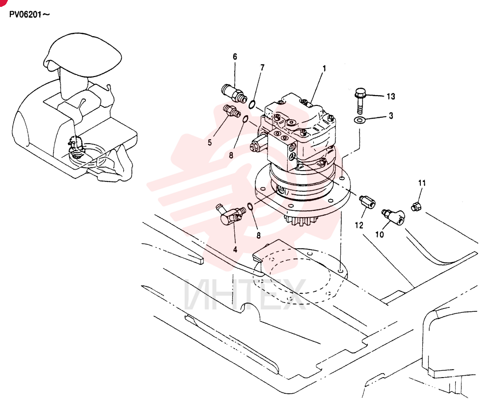 DRIVE ASSY, SWING