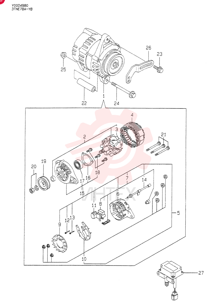 GENERATOR 3TNE78A-Y8