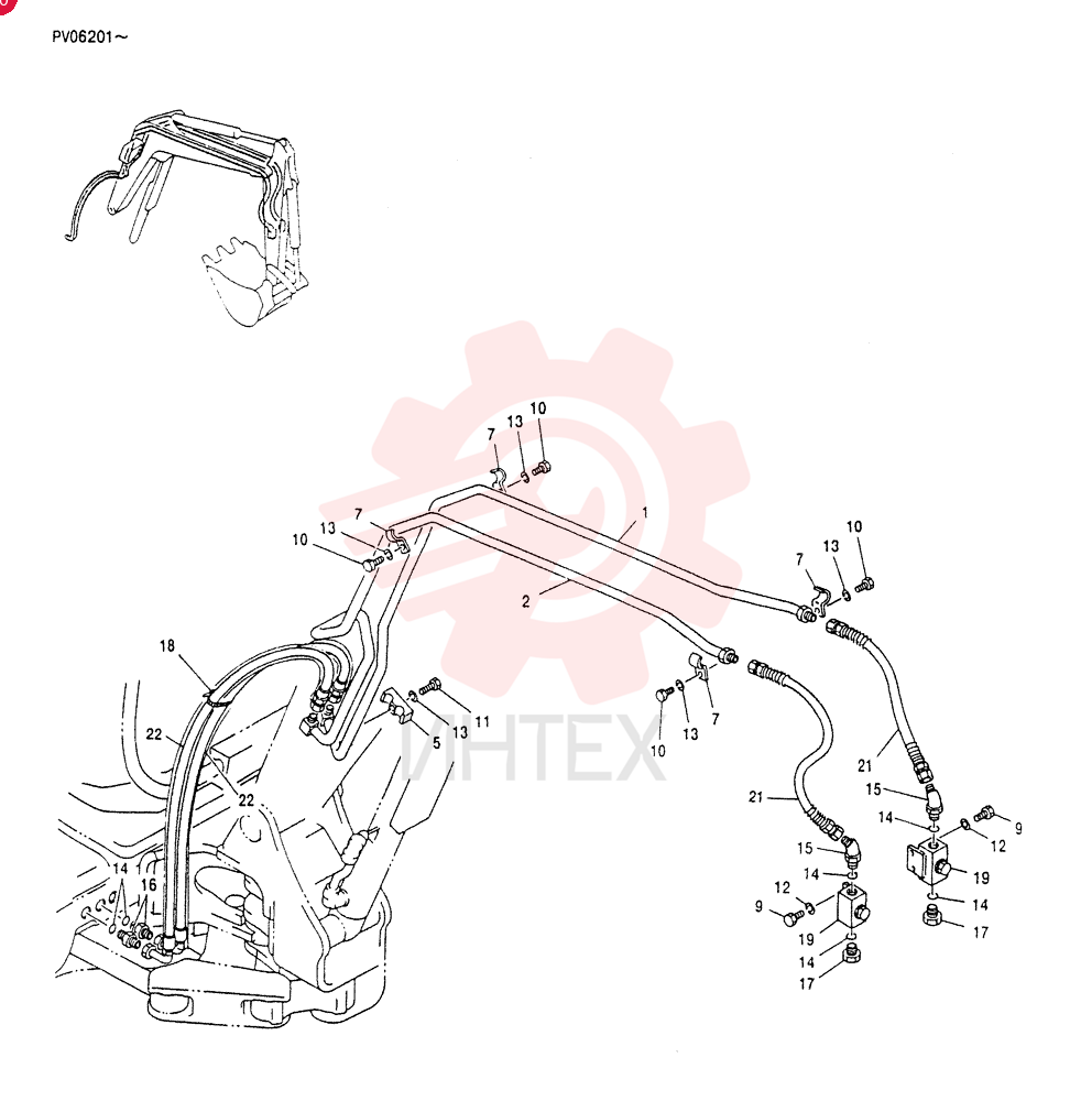 HYD LINES, BREAKER PV46H00001F2