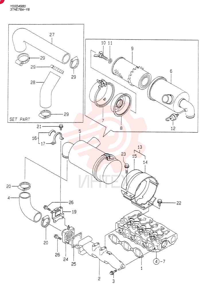 MANIFOLD GASKET VV11981012111
