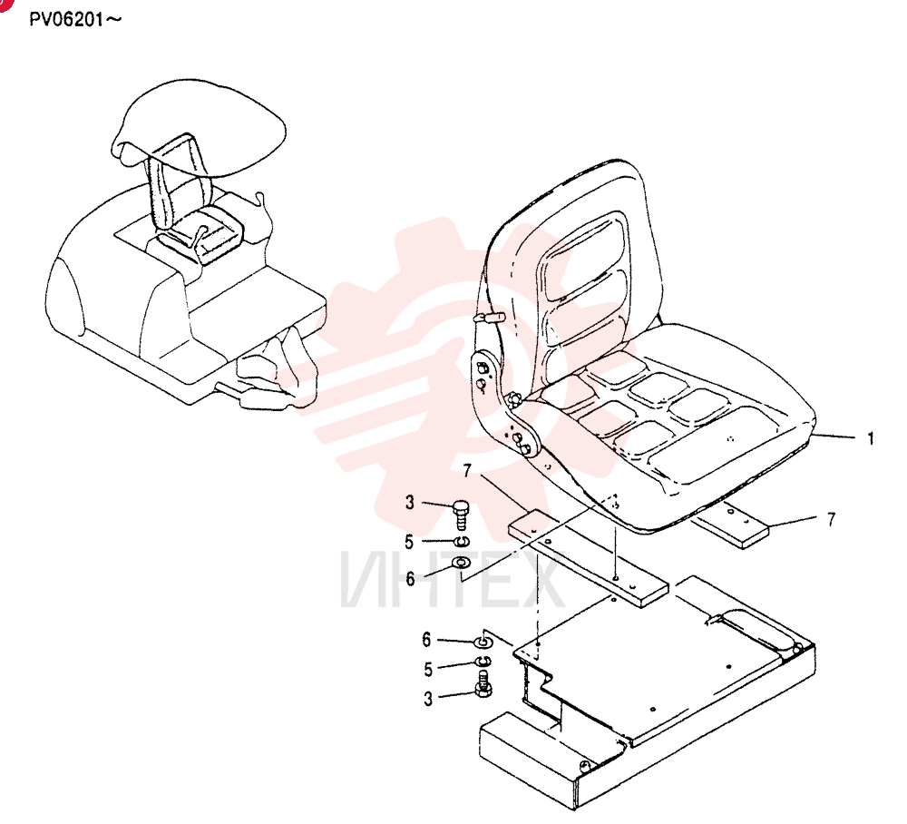 SEAT ASSY PV25M00004F2