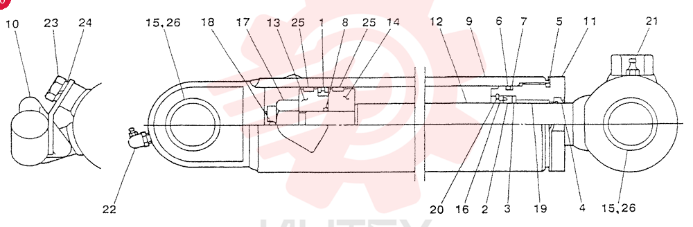 BUCKET CYLINDER S19000-60600