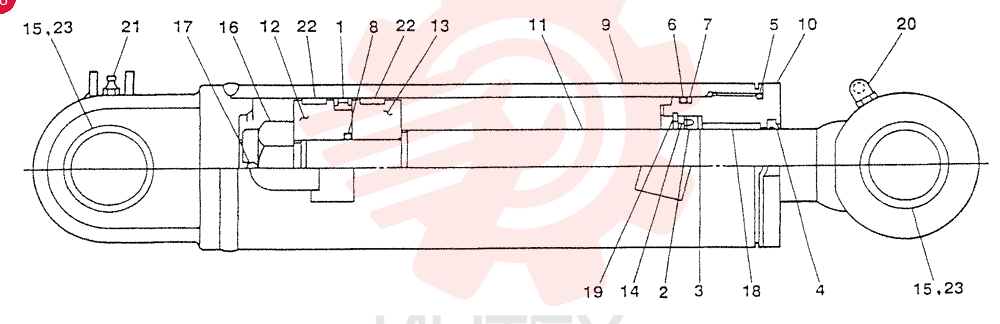 BUCKET CYLINDER S19000-59700
