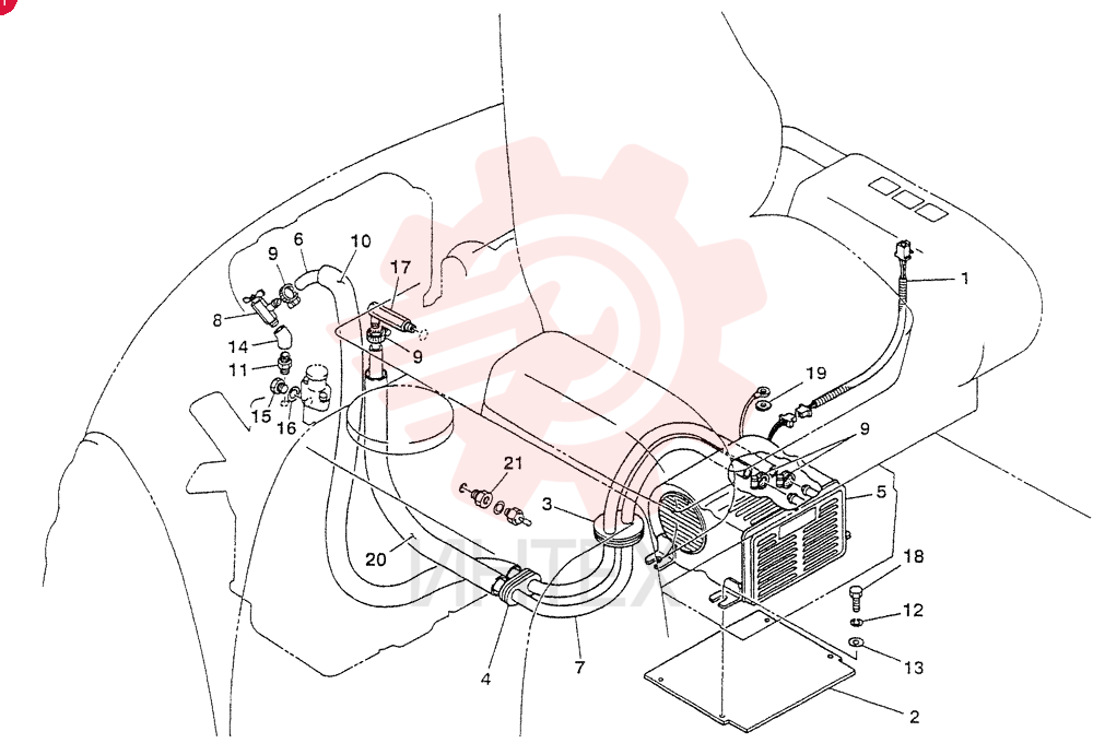 HEATER S04345-90020
