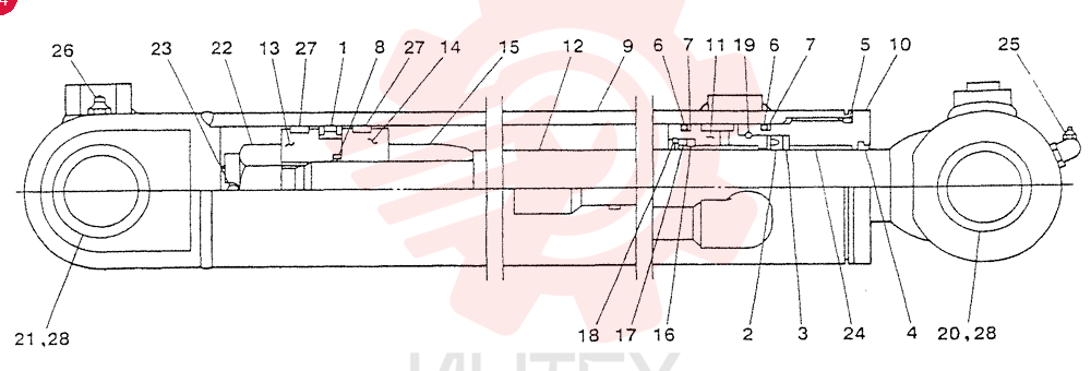 HYDRAULIC CYLINDER S19000-59400