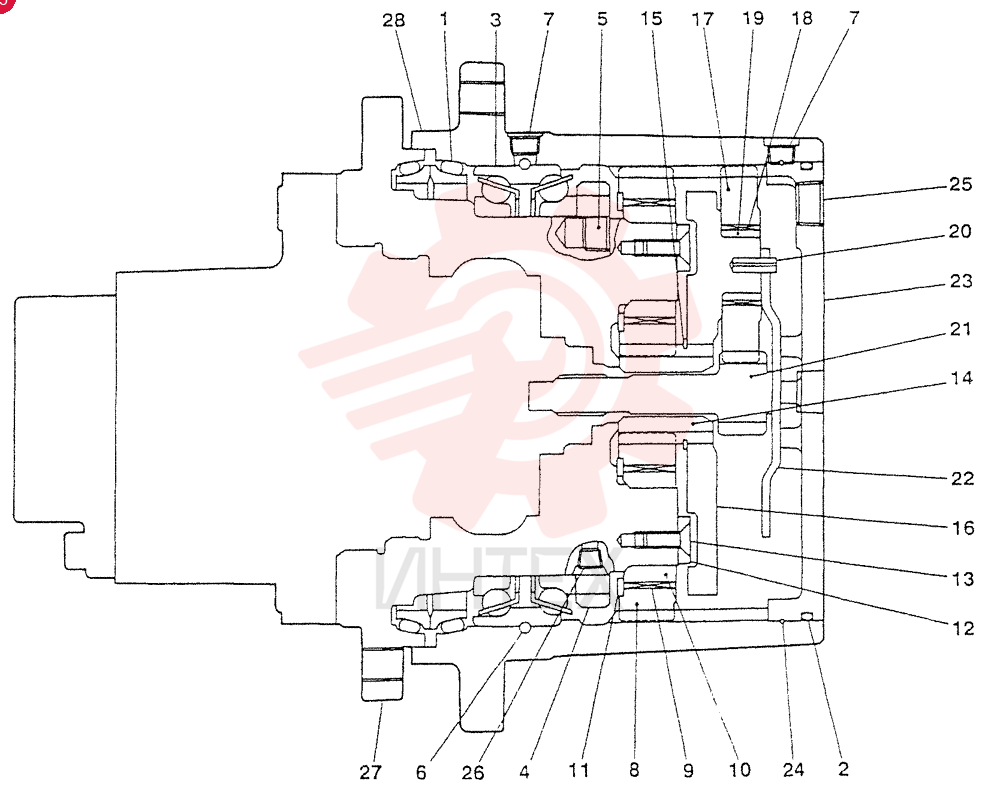 HYDRAULIC MOTOR S19129-03100