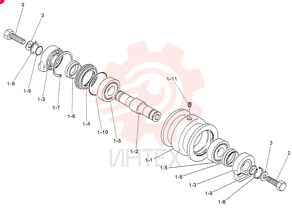ROLLER, TRACK S04313-11100