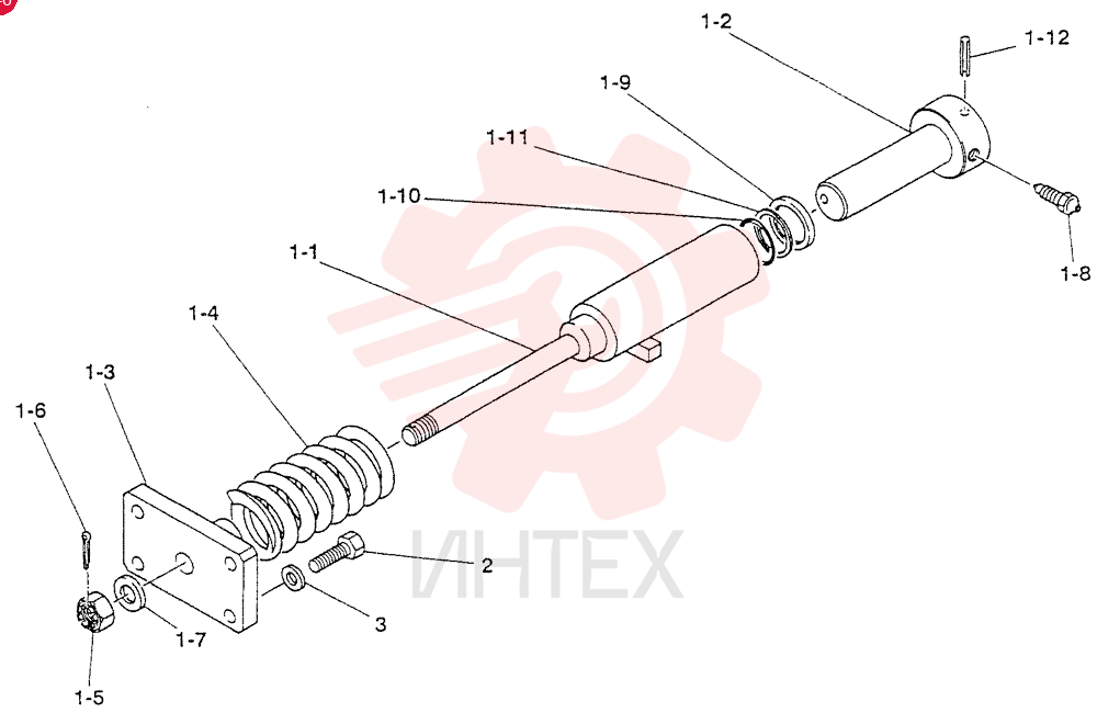 Схема (SK025) - COMPACT EXCAVATOR BTW PV04301 - PV06200 (1/98-12/03) S04315-10100