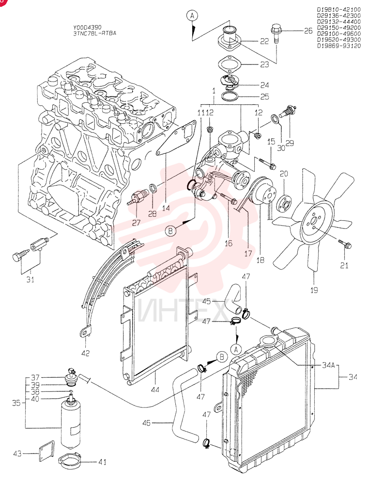 WATER PUMP VV11981042001