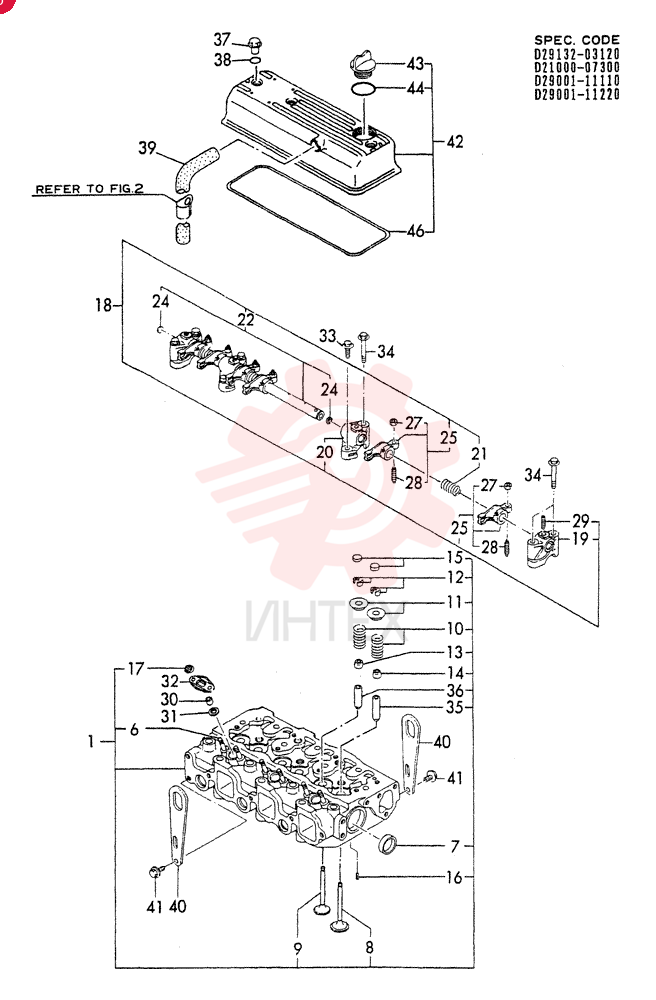 CYLINDER HEAD AND BONNET(A)