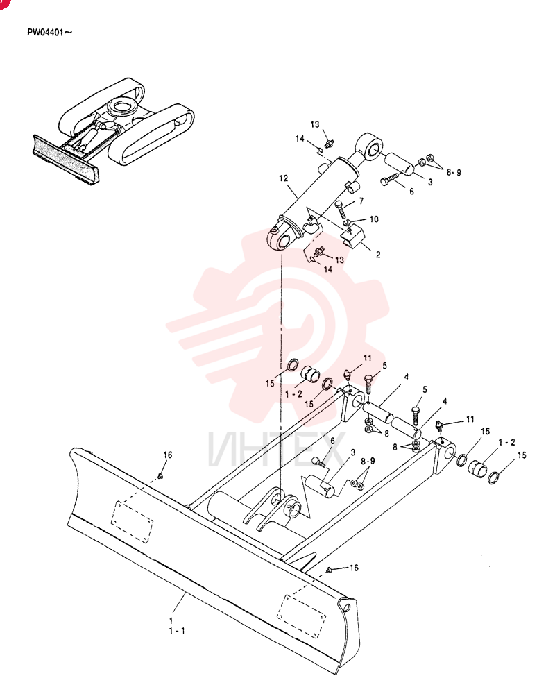 DOZER ASSY PW51B00023F1