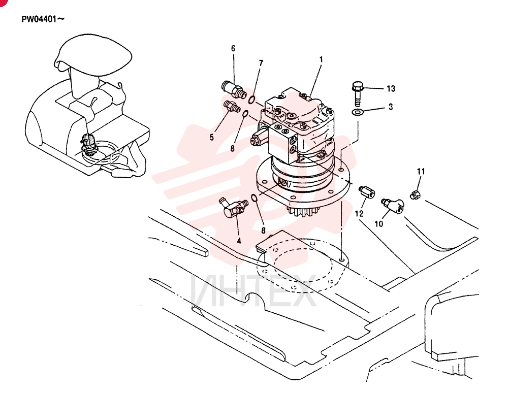 DRIVE ASSY, SWING PW22H00001F2