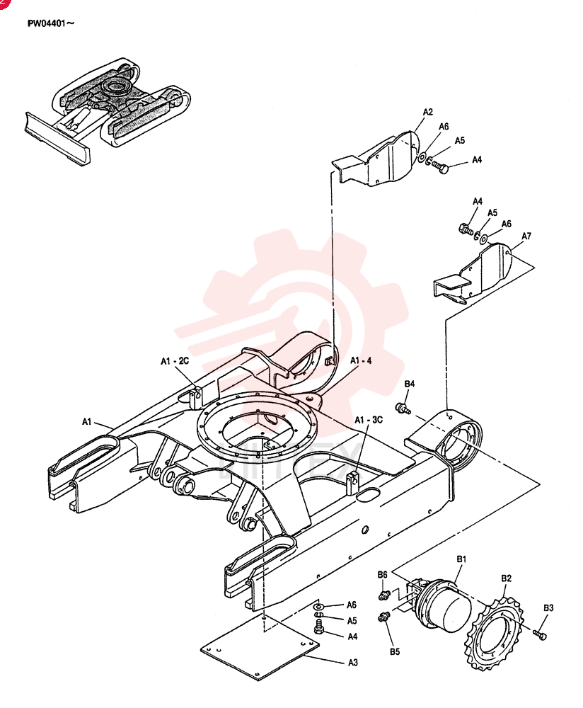 FRAME ASSY, LOW PW02F00023F1