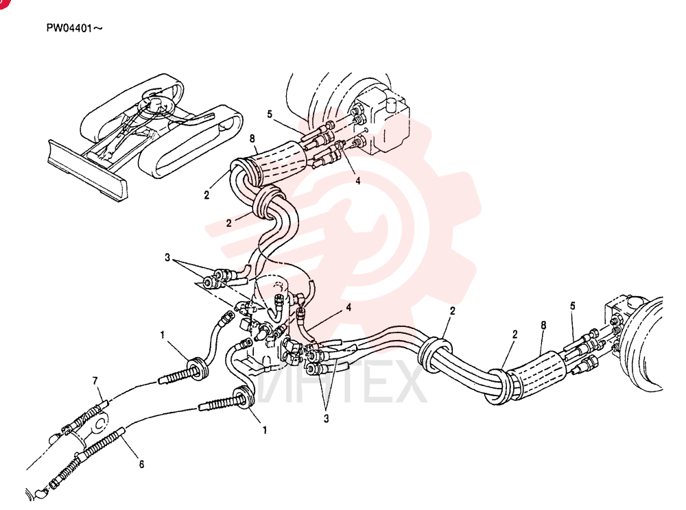 HYD LINES, LOW PW02H00002F1