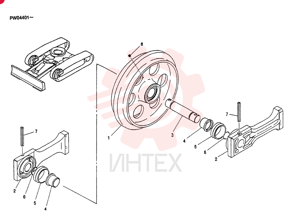 IDLER WHEEL PV52D00001F1