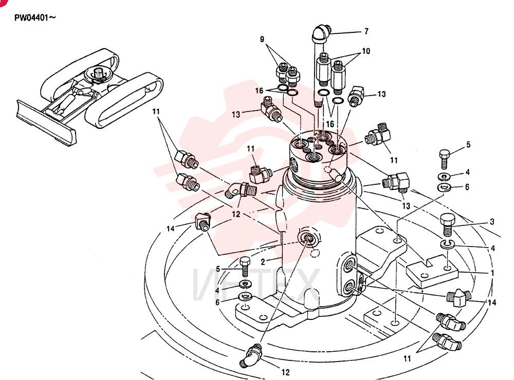 JOINT INSTAL,SWIVEL PW19H00001F1